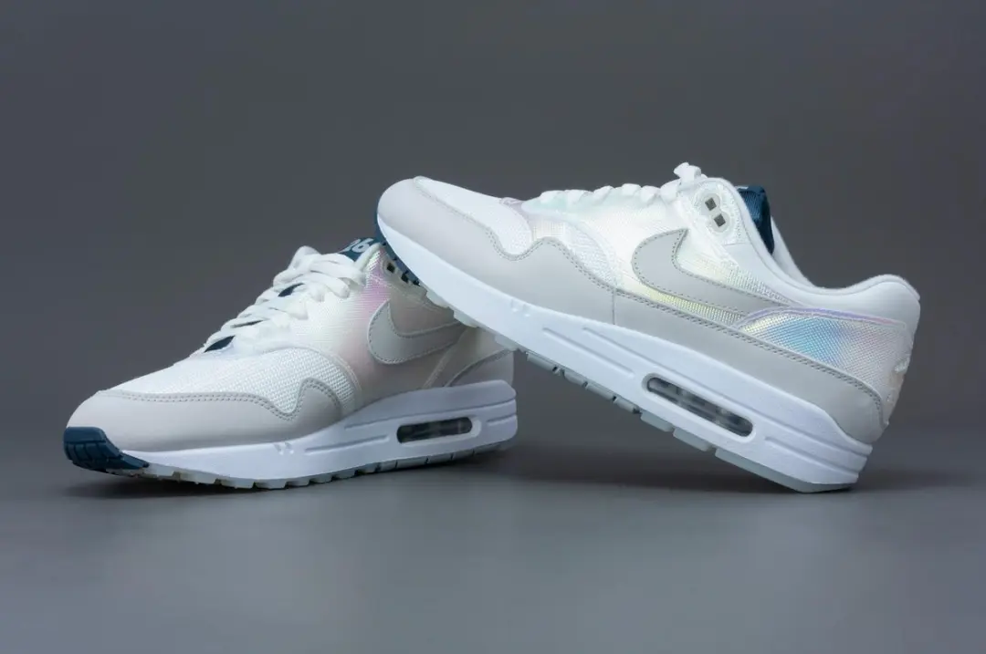 Nike Air Max 1 Dames - 40 - Off White/Zwart/Lichtroze - afbeelding 4 van 6