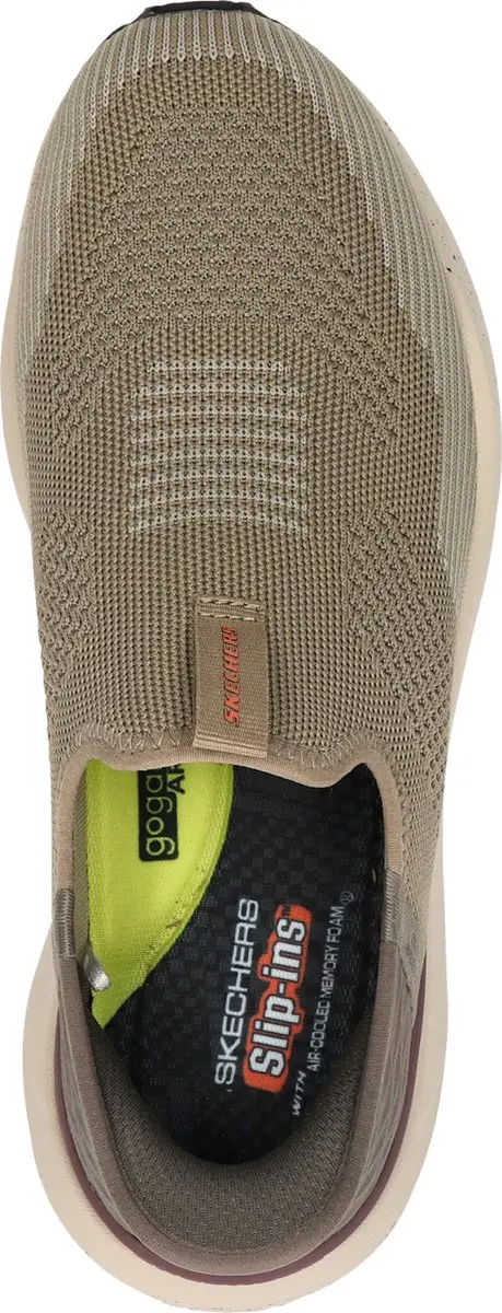 Skechers Bogdin - Arlett Heren Instappers 42 - Taupe - afbeelding 6 van 6