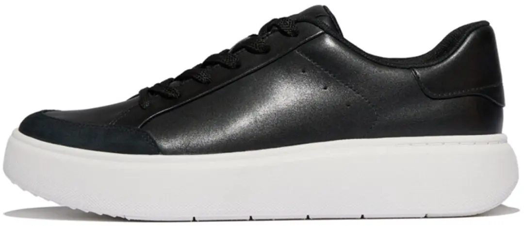 FitFlop RTG Leather Suede Sneakers 42 - Zwart - afbeelding 4 van 6