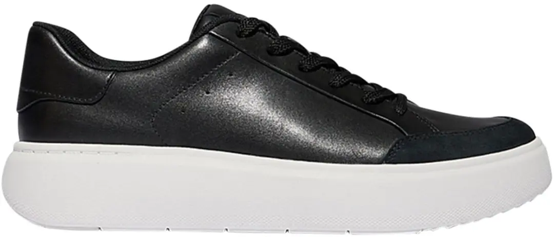 FitFlop RTG Leather Suede Sneakers 42 - Zwart - afbeelding 2 van 6