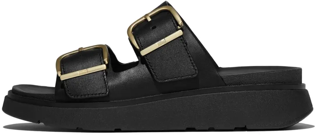 FITFLOP Buckle Two Bar Slides Slippers