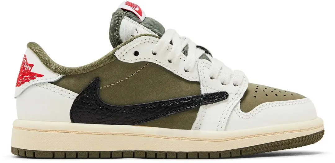Jordan 1 Retro Low OG SP Travis Scott Medium Olive (PS)
