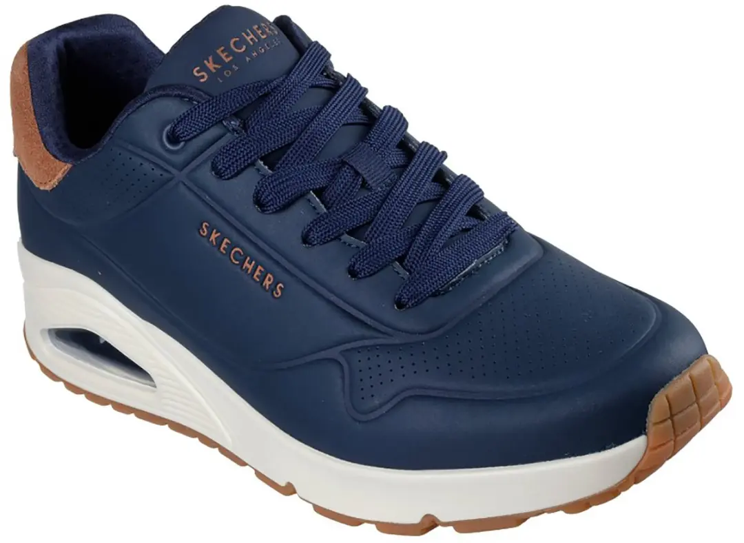 Skechers Uno Heren Sneakers 183004-NVY - Navy - afbeelding 4 van 6