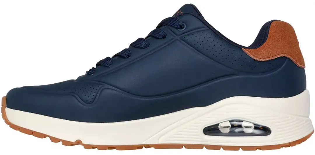 Skechers Uno Heren Sneakers 183004-NVY - Navy - afbeelding 3 van 6