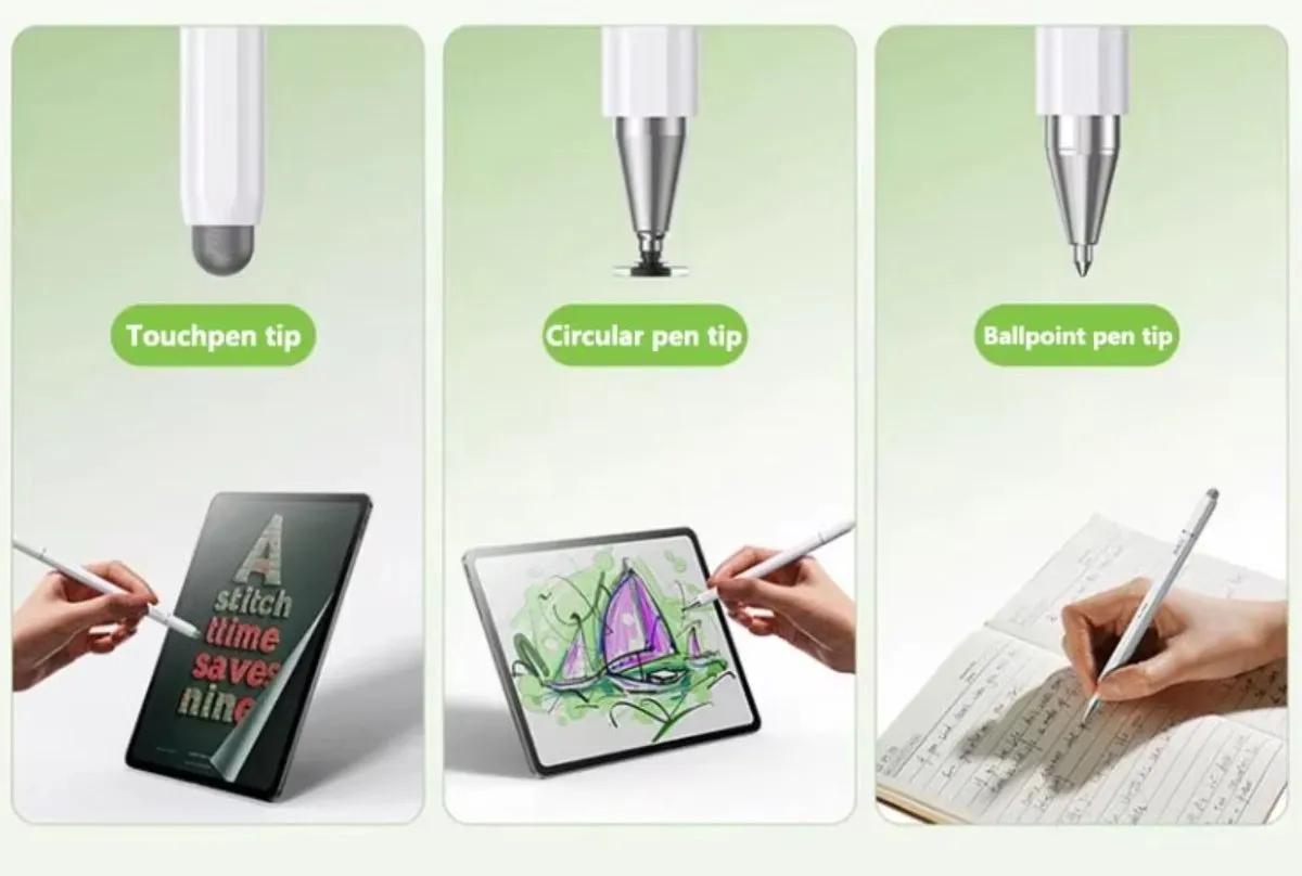 Lenovo ThinkPlus BP28 3-in-1 Stylus Pen - Wit
