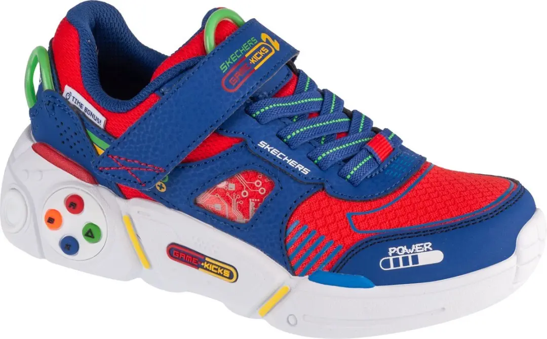 Skechers Gametronix 2.0 402270L-BLMT, voor een jongen, Blauw, Sneakers, maat: 27