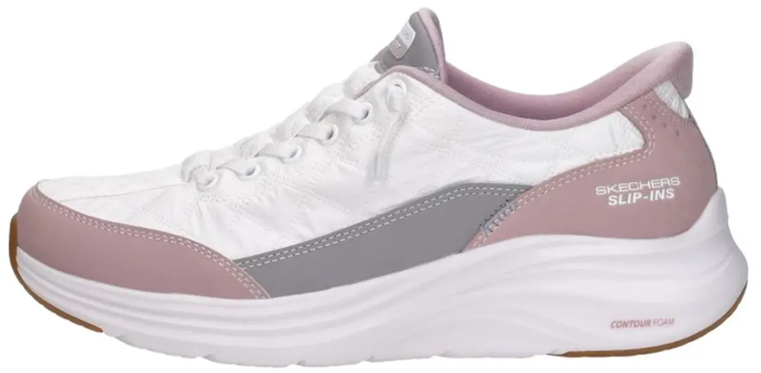 Skechers Slip-ins Cozy Fit Sneakers - Wit Suède - Maat 40 - afbeelding 2 van 6