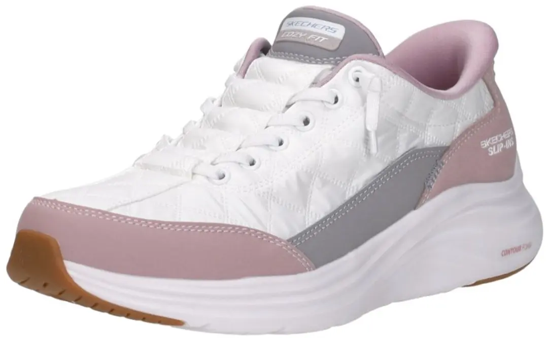 Skechers Slip-ins Cozy Fit Sneakers - Wit Suède - Maat 40 - afbeelding 5 van 6