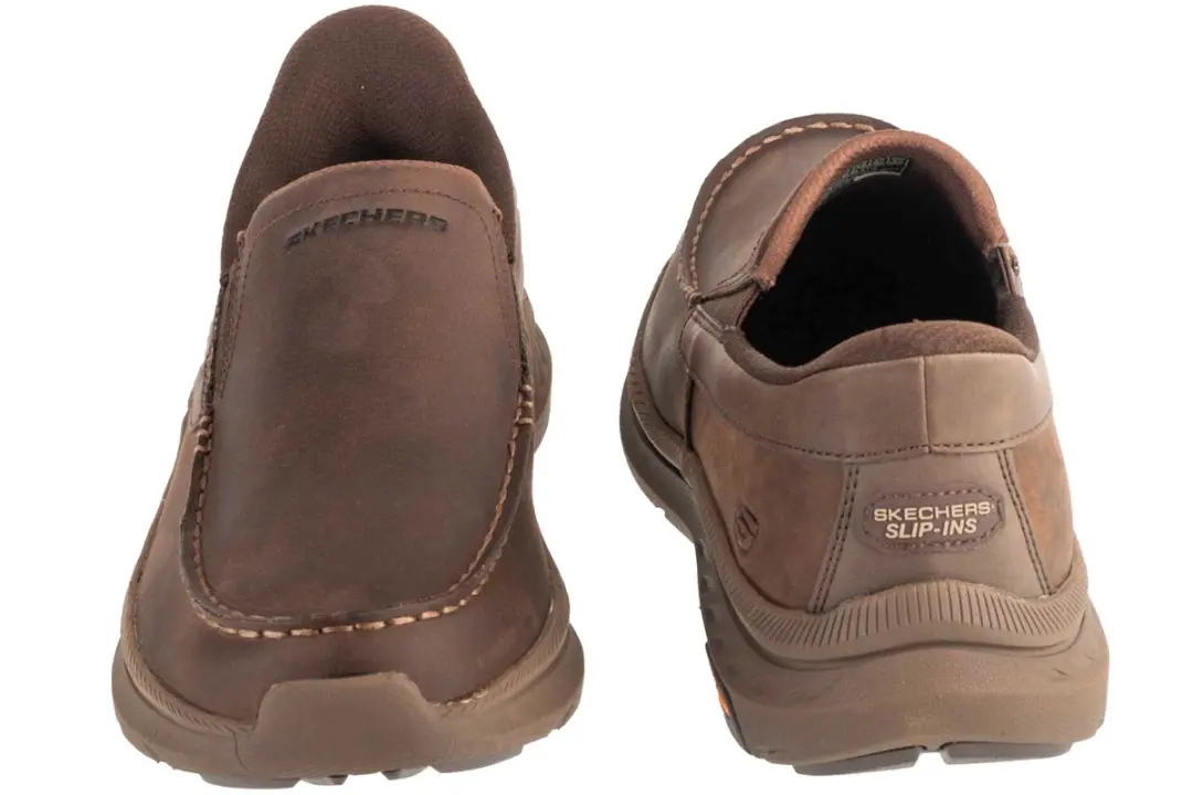 Skechers Slip-Ins Pollard Sneakers - Bruin - afbeelding 5 van 5