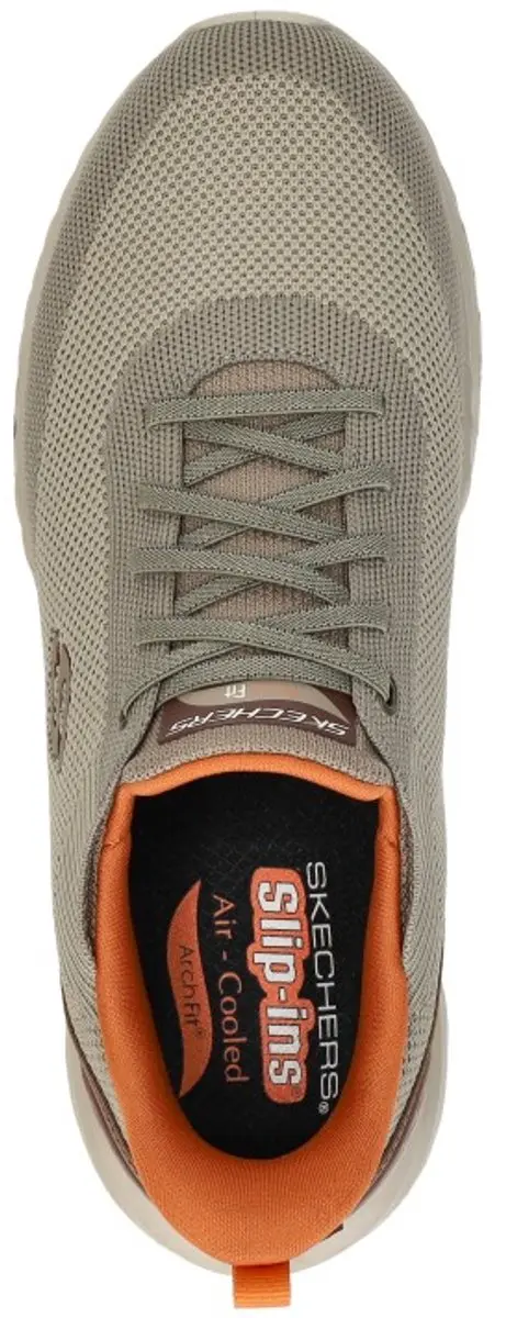 Skechers Arch Fit Kincade Heren Instappers 321240 - Taupe - afbeelding 5 van 6