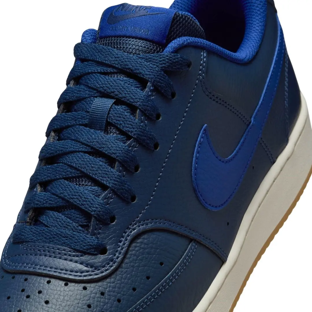Nike Court Vision Low Sneaker - Donkerblauw/Wit - Heren 43 - afbeelding 3 van 6