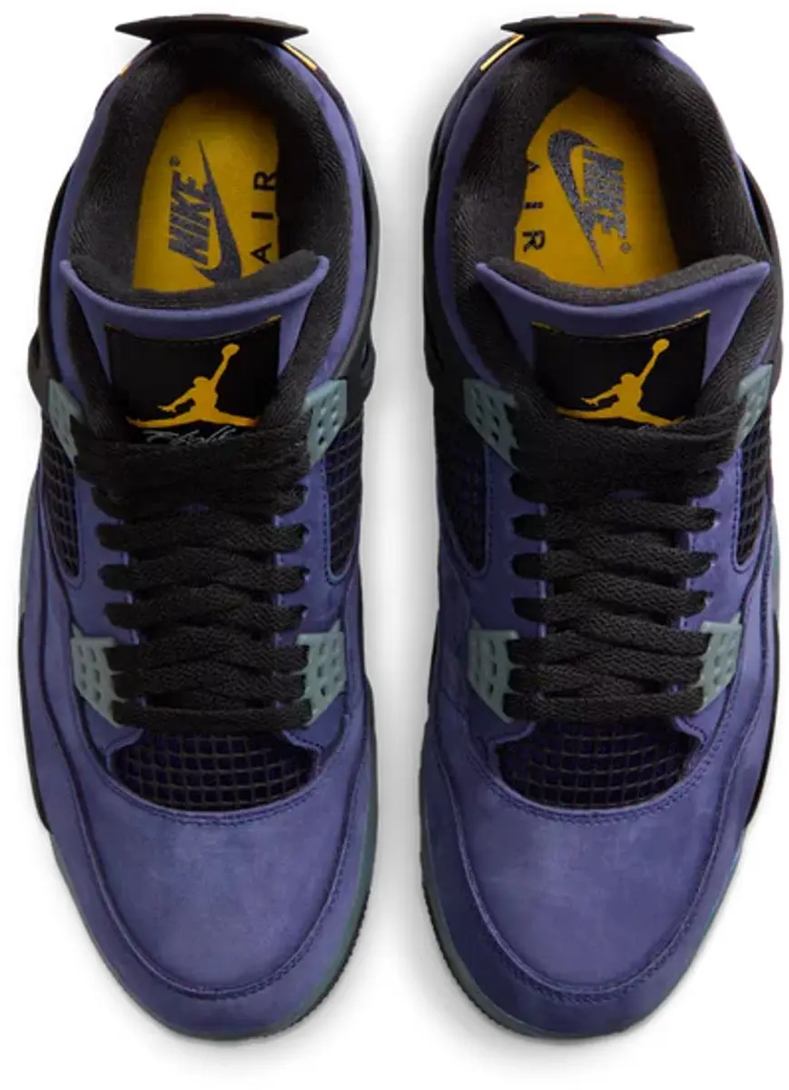 Jordan 4 Retro Lakers - Imperial Purple - Maat 49.5 - afbeelding 2 van 6