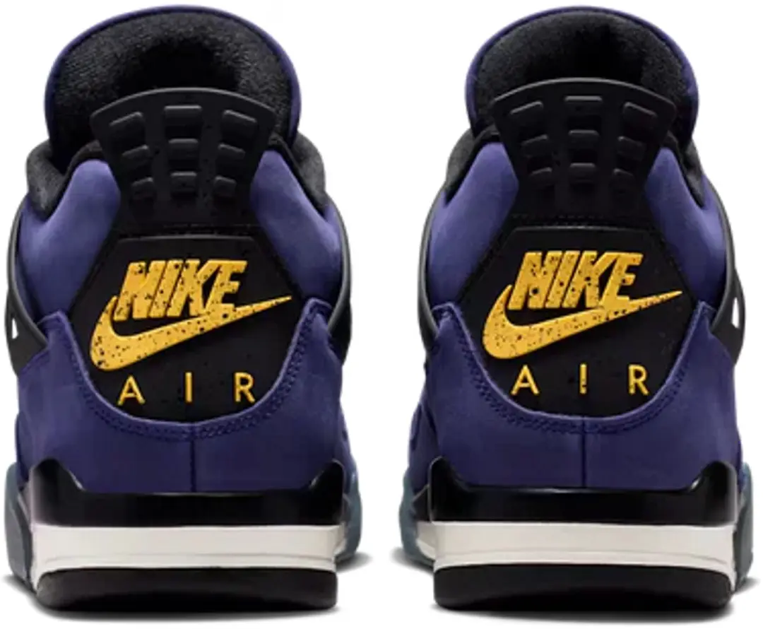 Jordan 4 Retro Lakers - Imperial Purple - Maat 49.5 - afbeelding 4 van 6
