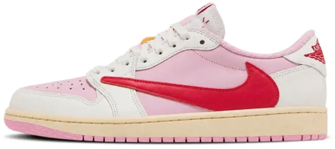 Jordan 1 Retro Low OG SP Travis Scott Sail Tropical Pink