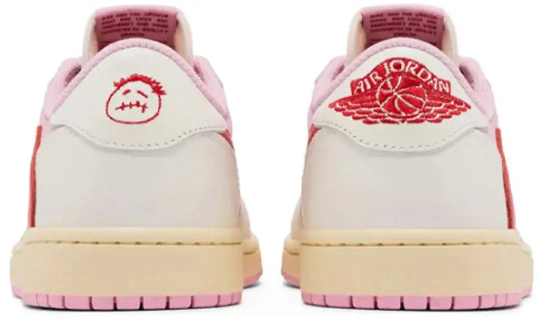 Jordan 1 Retro Low OG SP Travis Scott Sail/Tropical Pink - afbeelding 6 van 6