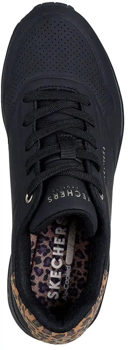 Skechers UNO-Jungle Nite Dames Sneakers - Zwart/Multi - afbeelding 5 van 6