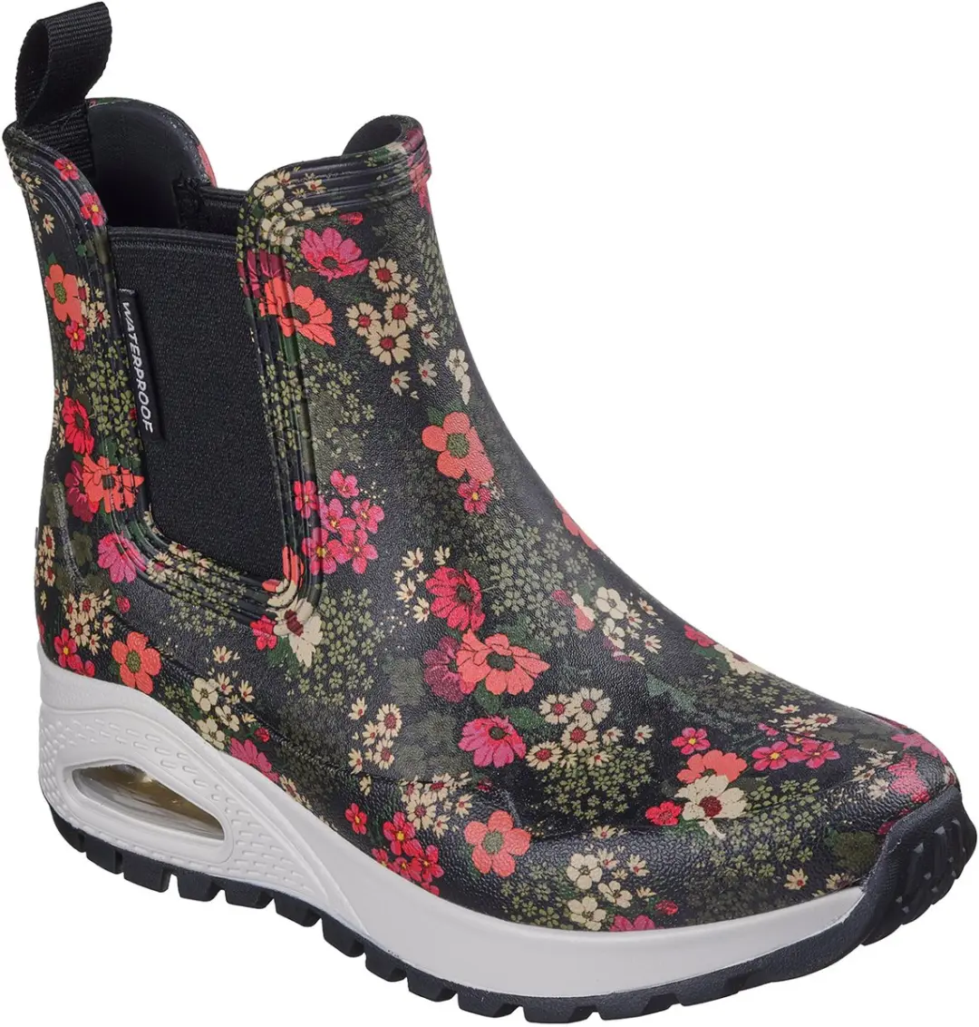 Skechers Dames Street UNO Rugged Dancing N The Rain Sneakers 177183 BKMT Zwart M
