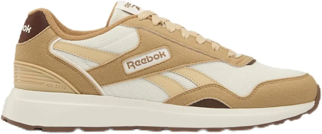 Reebok Unisex GL1100 Sneaker, Hardloopschoen, Memory-Foam,100245734, Brown/Beige