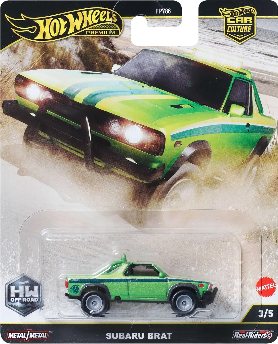 Hot Wheels Car Culture HW Off-Road Subaru BRAT JBK72 - Groen