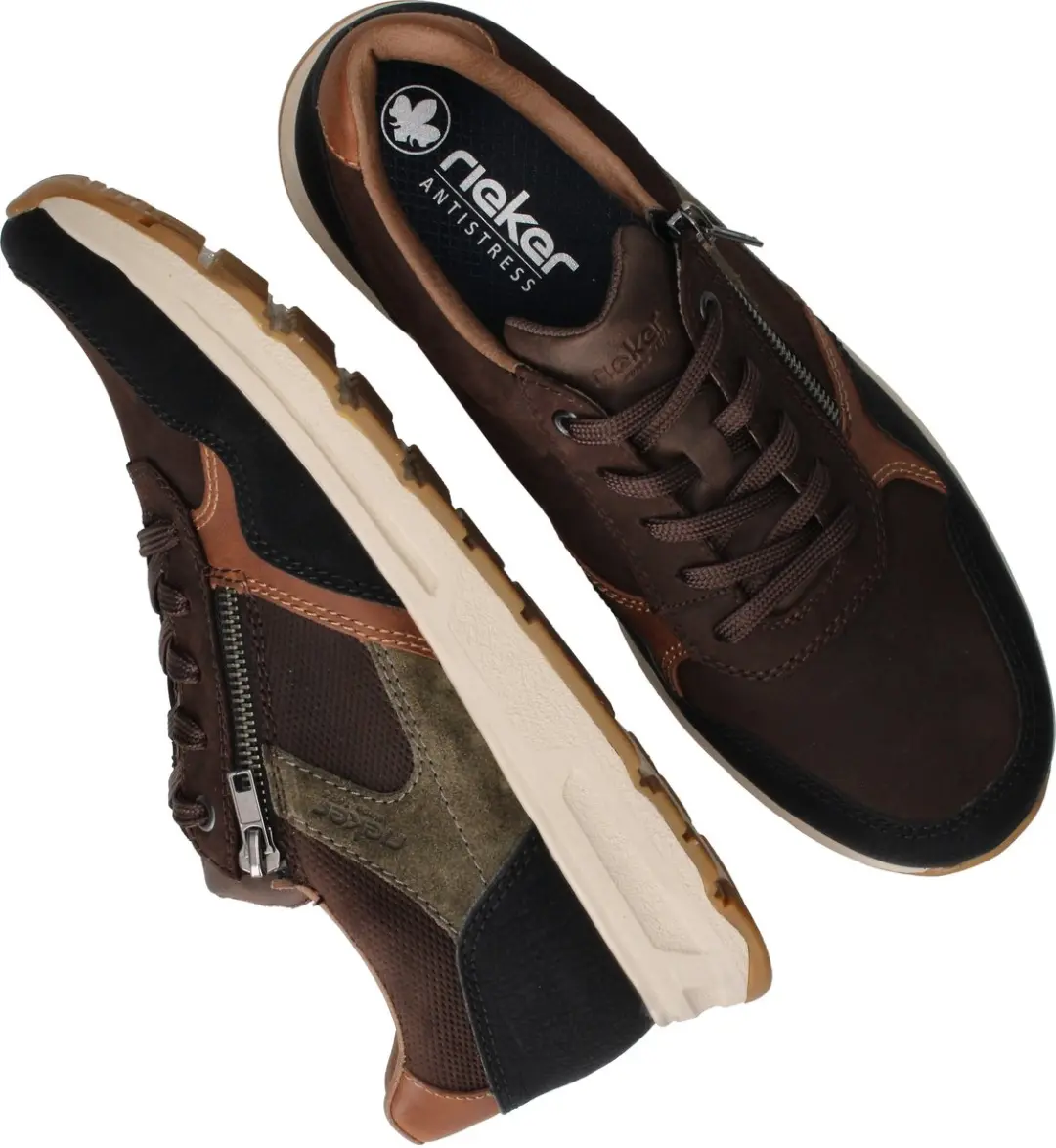 Rieker 308230 Sneakers - Bruin - Maat 44 - afbeelding 6 van 6
