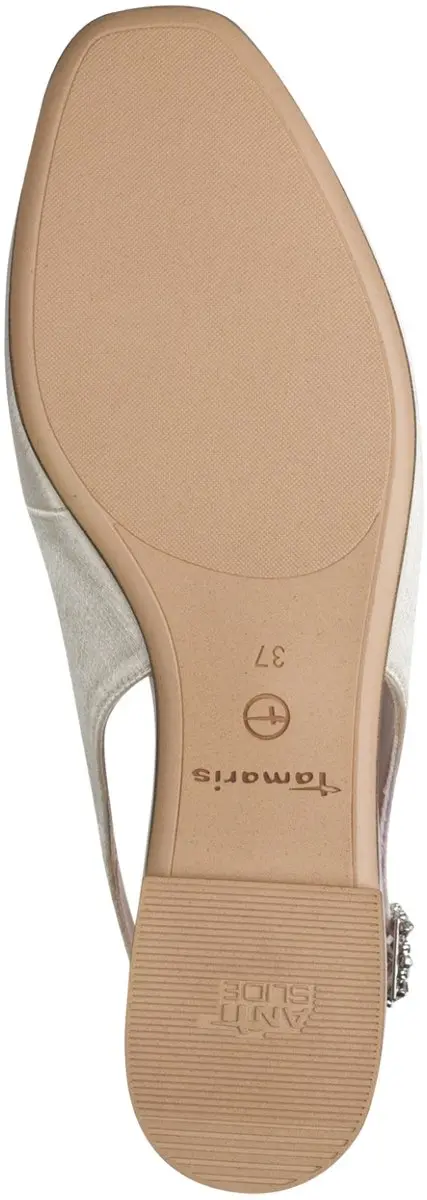 Tamaris Slingback Textiel - Wit - Maat 40 - afbeelding 5 van 6