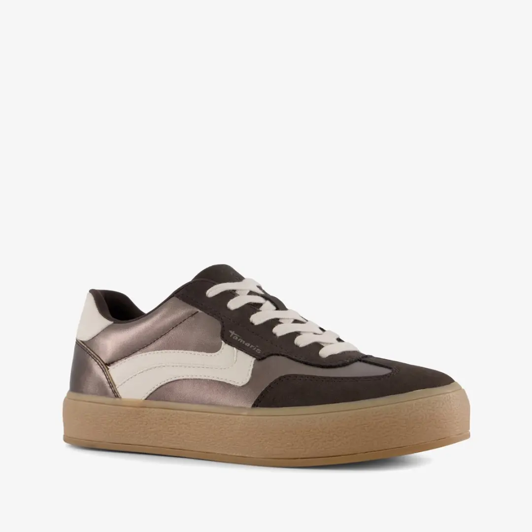 Tamaris dames sneakers bruin