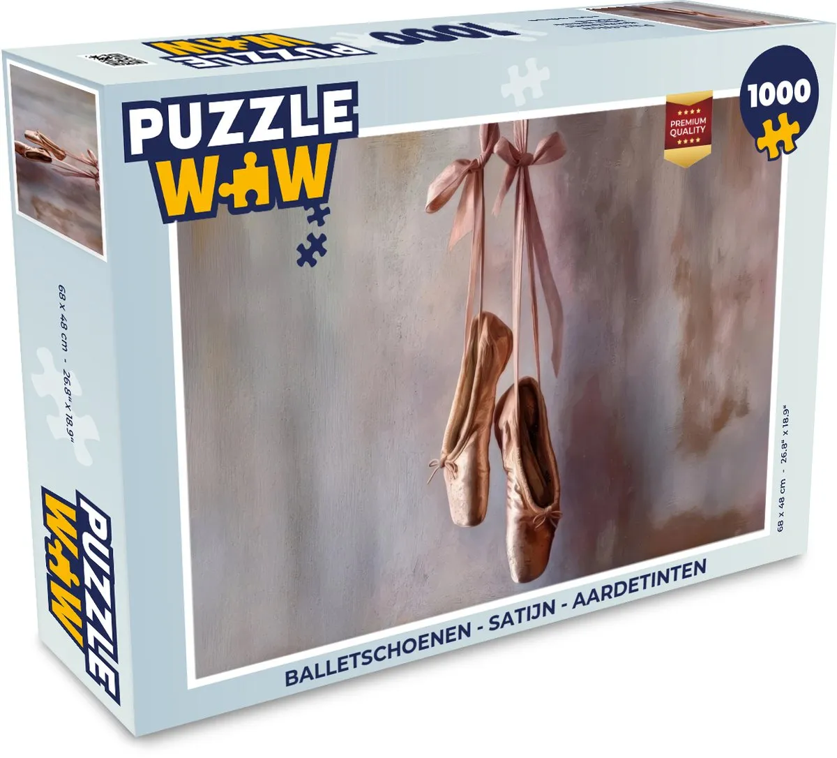 PuzzleWow Balletschoenen Legpuzzel 1000 Stuks - Satijn