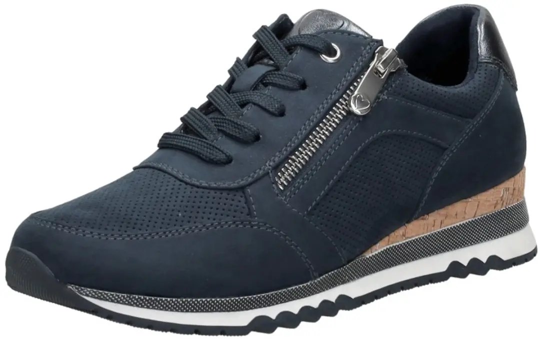 Marco Tozzi Dames Sneakers - Donkerblauw - Maat 41 - afbeelding 5 van 6