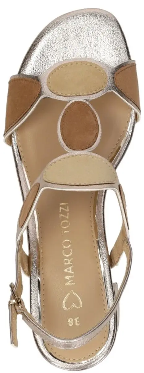 Marco Tozzi Sandalen Hak Sandalen Hak - Champagne - Maat 36 - afbeelding 4 van 6