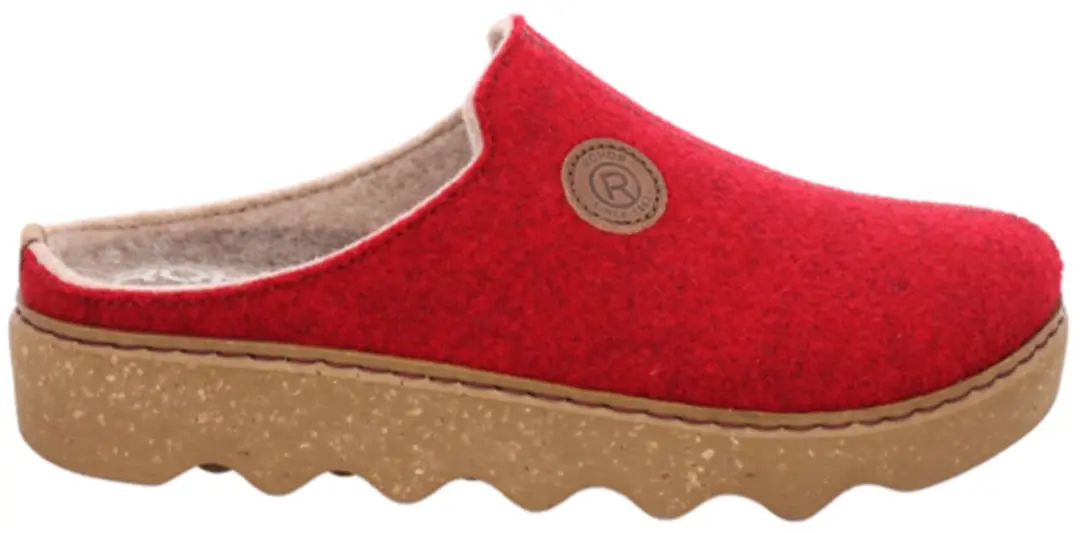 Rohde Dames Softvilt Pantoffels Wijdte G Wine Red