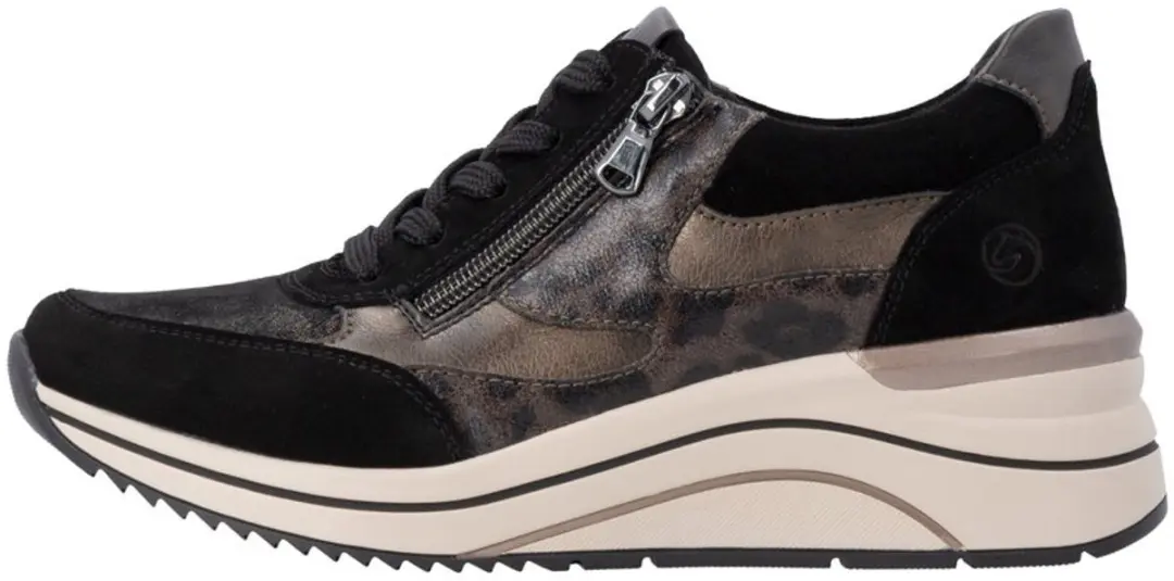 Remonte art D0T75 05 zwart dames rits