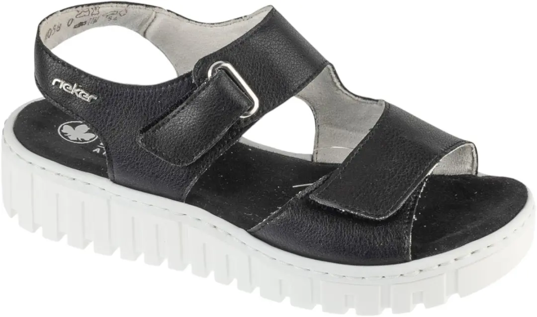 Rieker Sandals 60464, Vrouwen, Zwart, Sandalen, maat: 41