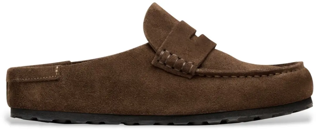 Birkenstock Naples Slides - Bruin Suede Leder - afbeelding 6 van 6