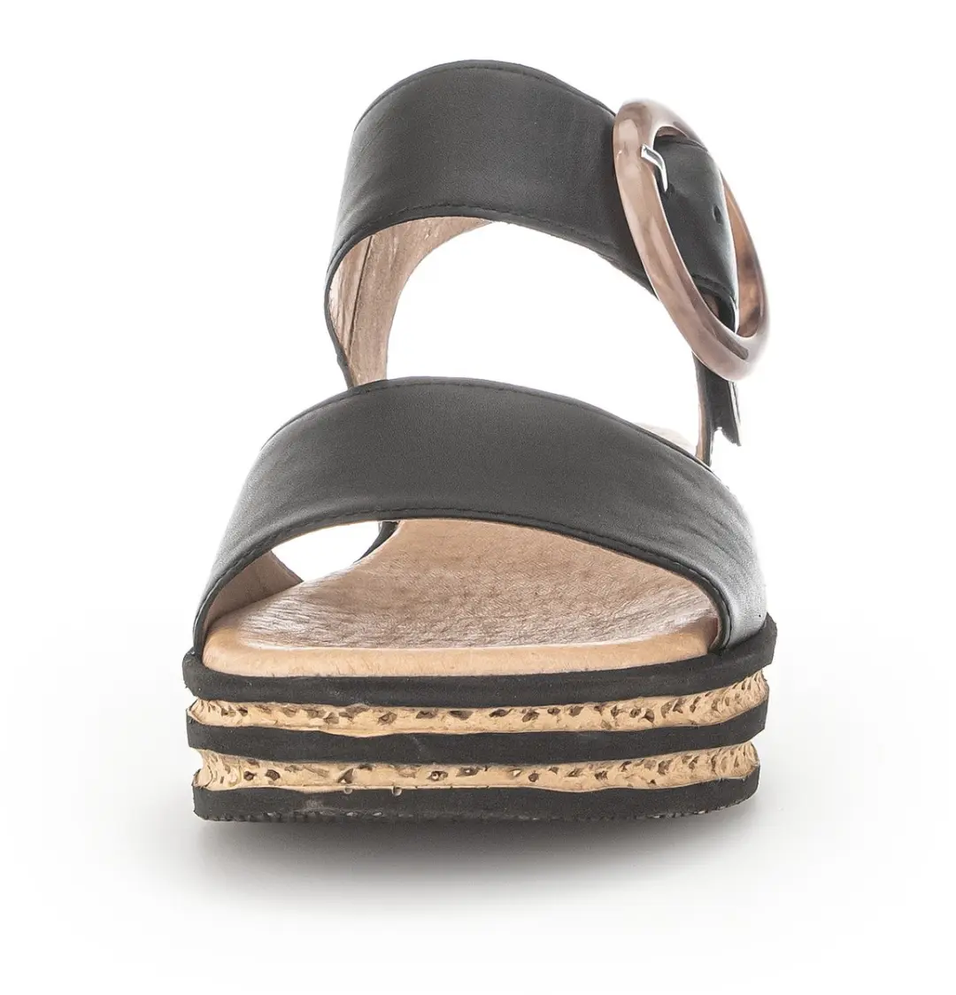 Gabor 550.2 Sandalen - Dames - Zwart - Maat 42 - afbeelding 3 van 6