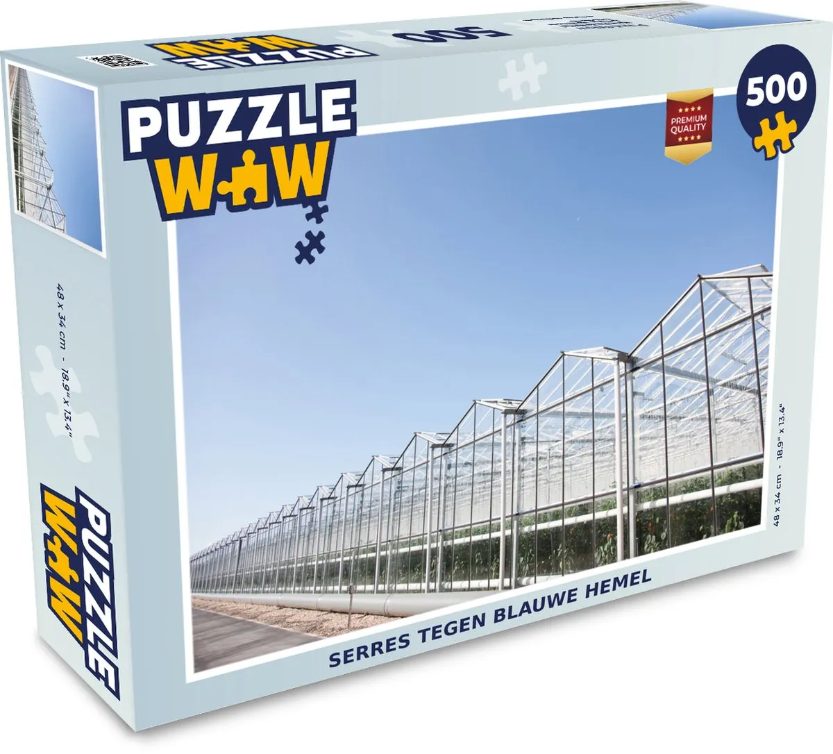 PuzzleWow Grote Kassen Legpuzzel 500 Stuks - Multicolor