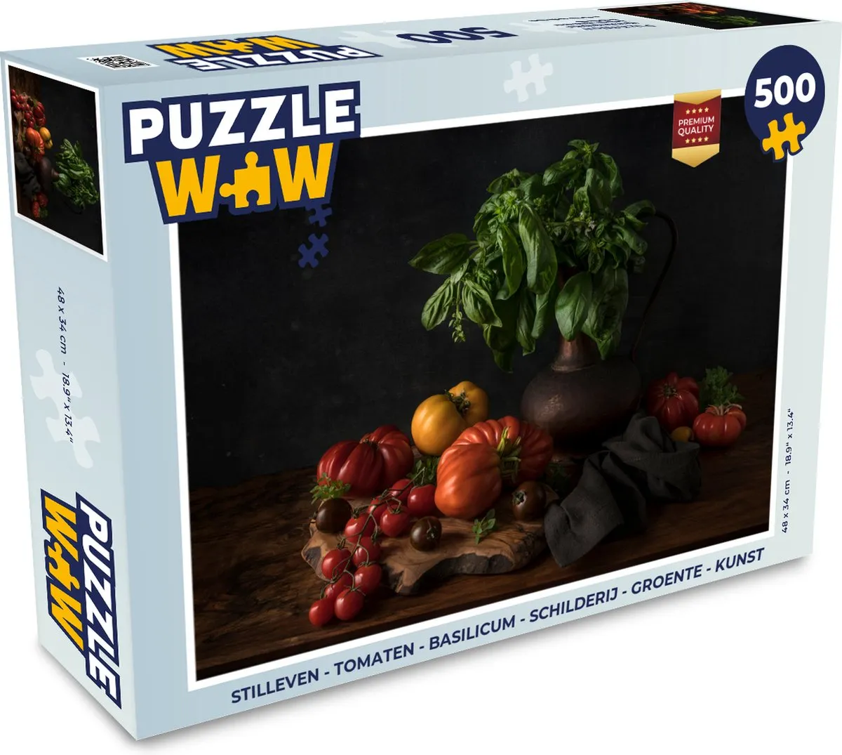PuzzleWow Stilleven Tomaten Balsemien Legpuzzel 500 Stuks