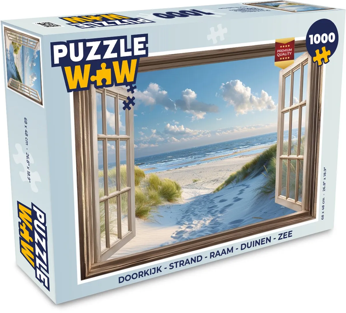 PuzzleWow Strand Puzzel 1000 Stuks