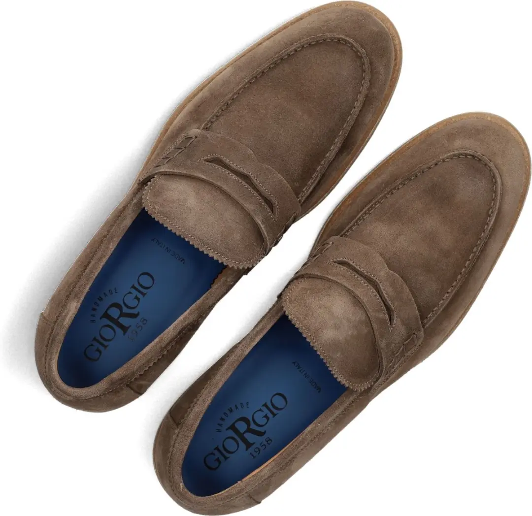 Giorgio He92701-03 Instappers - Heren - Taupe - Maat 45 - afbeelding 2 van 6