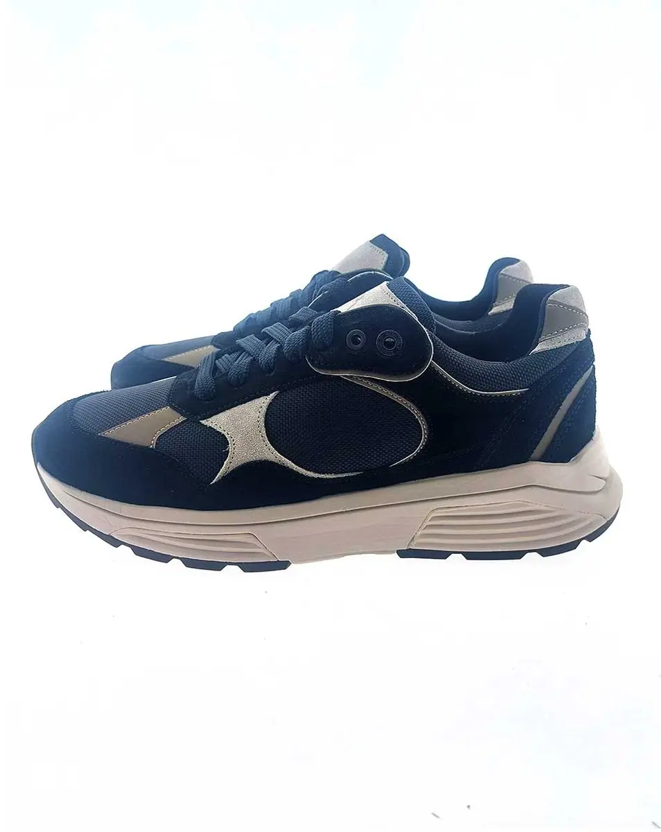 Xsensible Helix men sneaker zwart / combi, 40 / 6.5