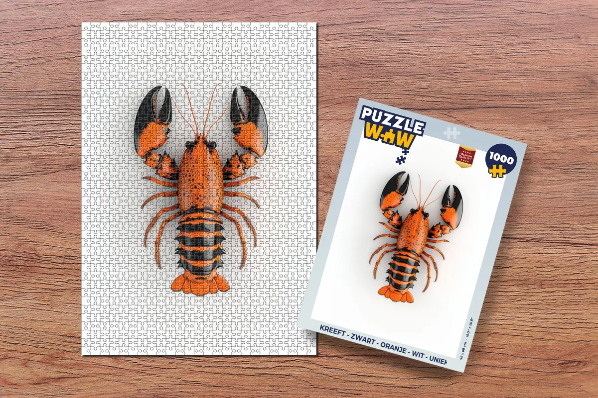 PuzzleWow Kreeft Legpuzzel 1000 Stuks - Multicolor