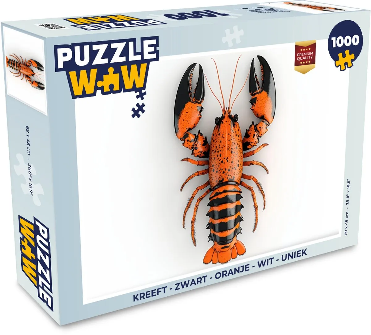 PuzzleWow Kreeft Legpuzzel 1000 Stuks - Multicolor