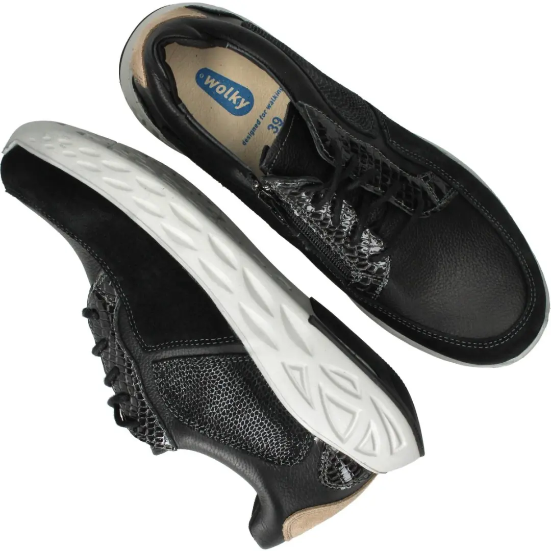 Wolky Bounce Sneakers 0570090-000 - Dames - Zwart - 40 - afbeelding 6 van 6