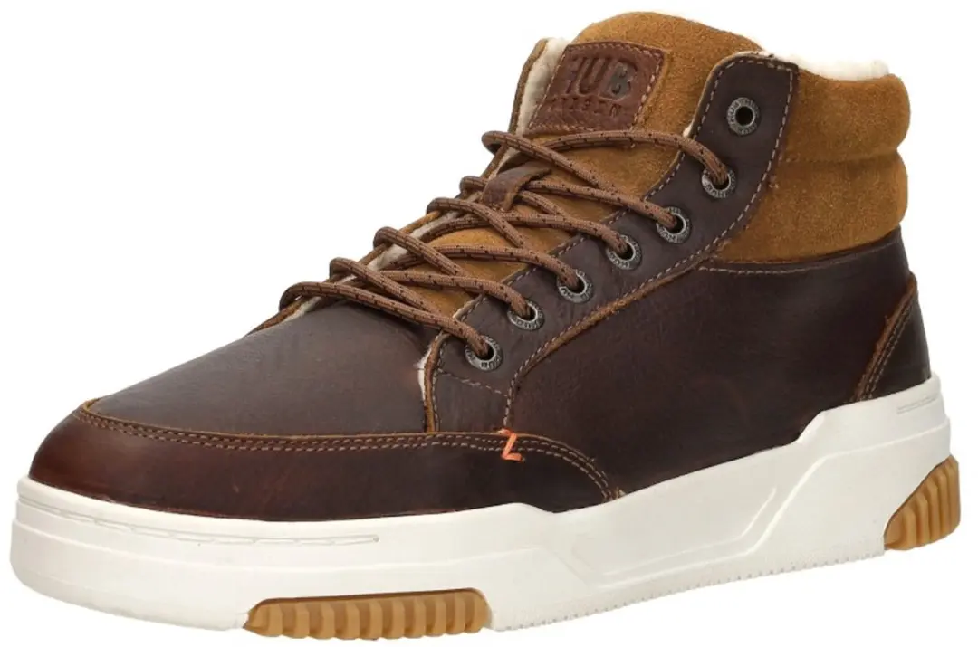 Hub Mark 2.1 Sneakers Heren - Leren Sneaker - Cognac - afbeelding 4 van 6