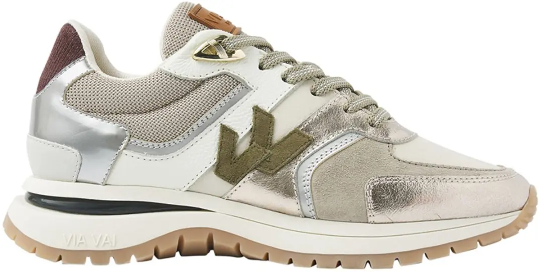 VIA VAI Usher Davina Sneakers - 37 - Beige/Metallic - afbeelding 2 van 6