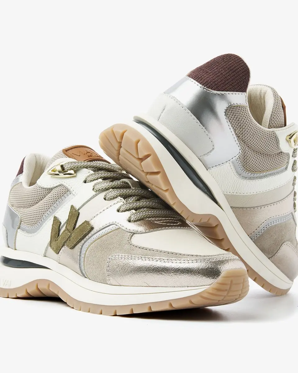 VIA VAI Usher Davina Sneakers - 37 - Beige/Metallic - afbeelding 6 van 6