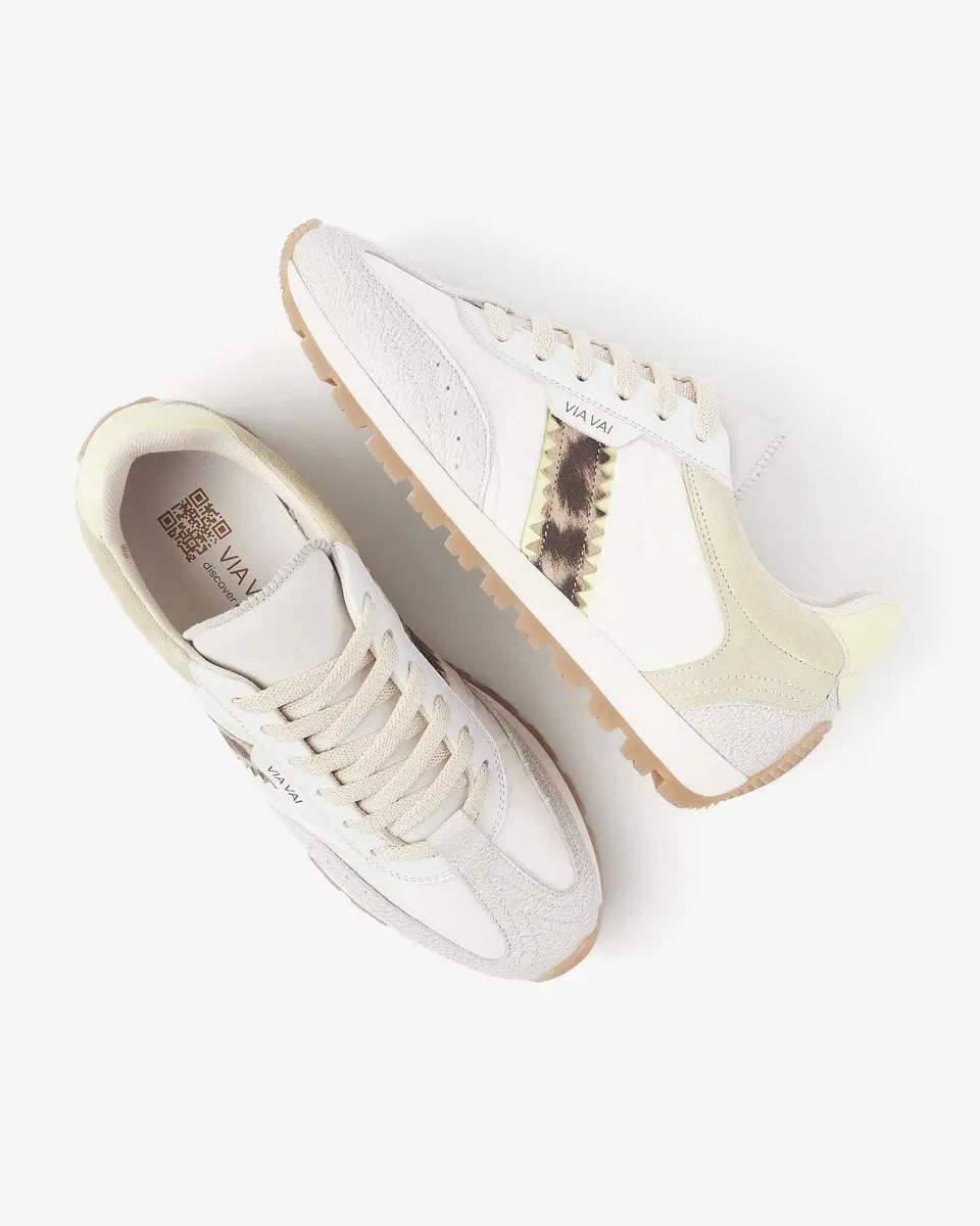 VIA VAI Scott Sara Sneakers Dames - Geel - afbeelding 3 van 6
