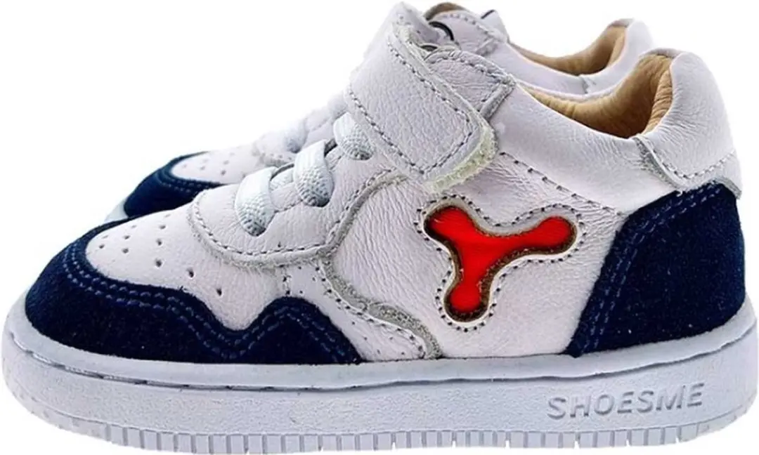 Shoesme Bn24s012 Lage Sneakers - Wit - Maat 20 - afbeelding 3 van 6