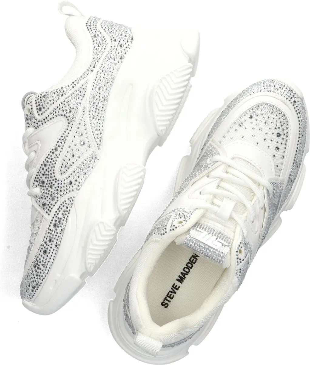 Steve Madden Jprivy Lage Sneakers - Wit - Maat 32 - afbeelding 5 van 6