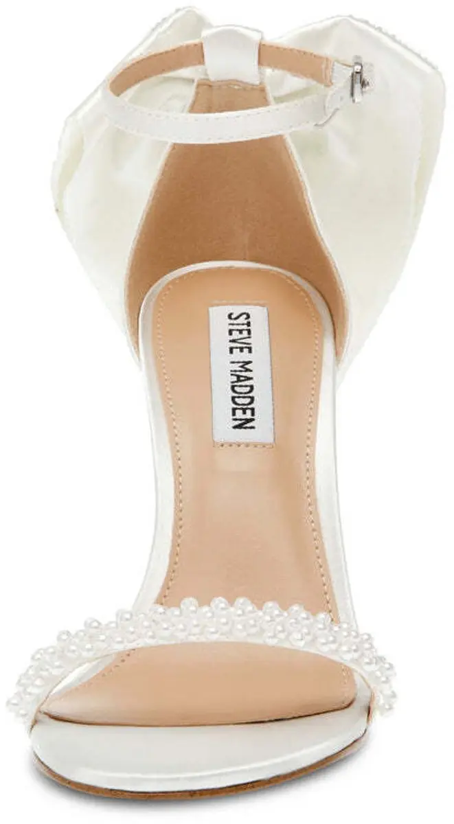 Steve Madden Bellarosa Damesschoenen - ivoor satijn - 36 - afbeelding 3 van 6