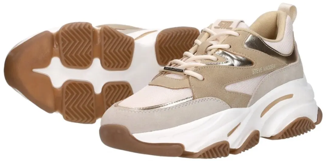 Steve Madden Progressive Lage Sneakers 37 - Beige - afbeelding 6 van 6